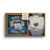 DEMDACO Brave Me Brave You Blue and Grey Hardboard Book and Monster Mittens Set of 2 view 4