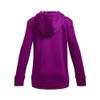 Under Armour girls Armour Fleece Big Logo Hoodie, (573) Mystic Magenta / / White, Medium view 2