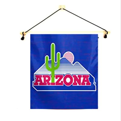 Arizona Wildcats Vault Garden Flag With Banner Pole, 12.5 x 18 inch Flag with 15 inch Banner Pole and Cord, Licensed by Wincraft