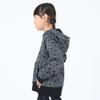 Under Armour girls Rival Fleece Printed Hoodie, (001) Black / / White, Medium view 3