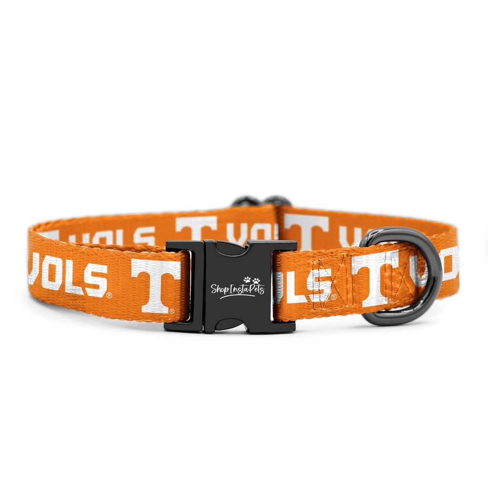 Tennessee Volunteers Collars and Leashes | Officially Licensed | Adjustable-Fits All Pets! (Small Collar)