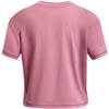 Under Armour Girls Motion Short Sleeve T Shirt, (697) Pink Elixir / / White, Large view 2