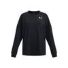 Under Armour Girls Sportstyle Left Chest Logo Long Sleve, (001) Black / / White, X-Small view 1