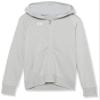 Under Armour girls Rival Fleece Full Zip Hoodie, (012) Mod Gray Light Heather / / White, Medium view 1