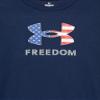 Under Armour Boys Freedom Logo Long Sleeve, (408) Academy / / Steel, X-Large view 2