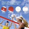 Professional Volleyball net Outdoor Heavy Duty, Lengthened Aircraft Wire Rope, Upgraded Weather Resistance, Thicker Border for Indoor Outdoor Backyard Pool Schoolyard Beach 32x3FT(Net Only) view 3