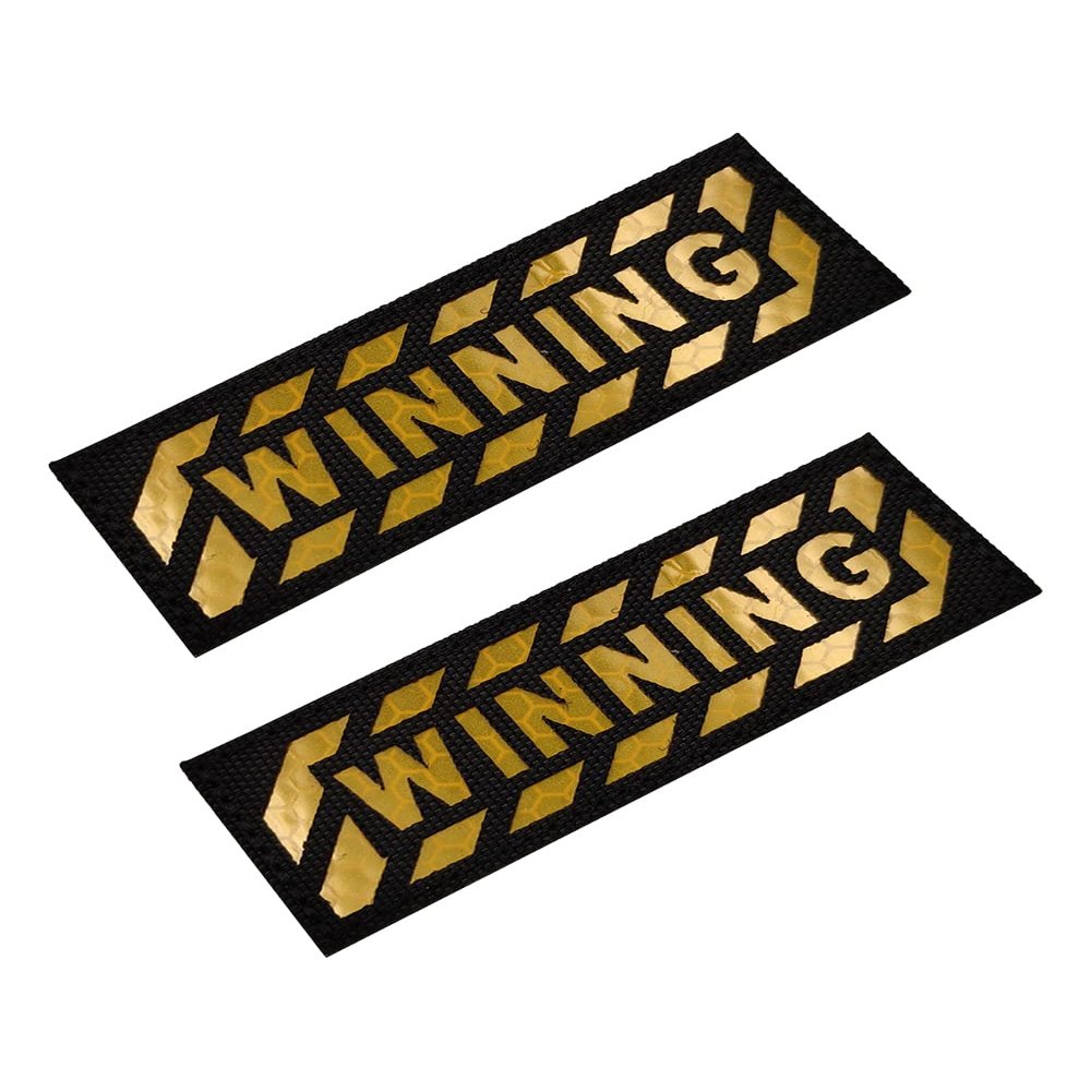 2 PCS AliPlus Winning Patches IR Infrared Reflective Patches Laser Cut Patch Tactical Morale Patch Hook Backed(16)