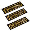 3 PCS Warning Danger Winning Patches IR Infrared Reflective Patches Laser Cut Patch Tactical Morale Patch Hook Backed(17) view 1