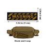 3 PCS Warning Danger Winning Patches IR Infrared Reflective Patches Laser Cut Patch Tactical Morale Patch Hook Backed(17) view 2
