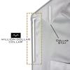 60-2.00" Plastic Collar Stays, White | Dress Shirt Collar Inserts, Removable Dress Shirt Stays for Men view 3