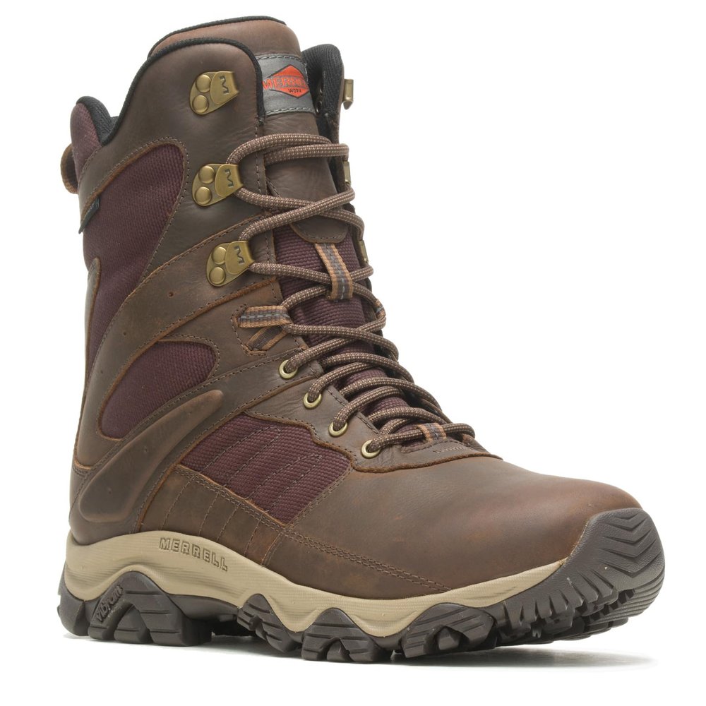 Merrell Men's, Moab 2 Timber 8in Waterproof Boot Toffee 9.5 M