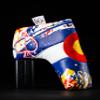 Pins & Aces Colorado Tribute Premium Golf Club Head Cover - Premium, Hand-Made Leather Headcover - CO Flag Styled, Tour Quality Golf Club Cover - Style & Customize Your Golf Bag (Blade) view 3