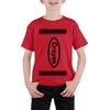 Veracco Crayon Halloween Short Sleeve Custome T-Shirt | for Youth Unisex | Red view 1