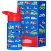 Wildkin Kids 14oz Stainless Steel Water Bottle  BPA-Free, Leakproof, Insulated, Easy-Clean - Heroes view 1
