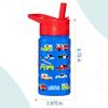 Wildkin Kids 14oz Stainless Steel Water Bottle  BPA-Free, Leakproof, Insulated, Easy-Clean - Heroes view 3