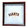 Baseball Base Display Case Cabinet (for Full-Size Base) (Cherry) view 1