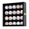 20 Baseball Ball Display Case Cabinet (Black) view 1