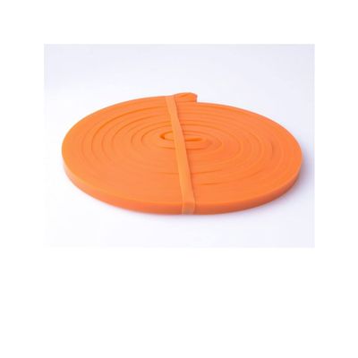 BAN.P Resistance Band Exercise Elastic Band Workout Ruber Loop Strength Pilates Fitness Equipment Training Expander Unisex (Color : Orange, Size : 20-22cm)