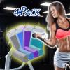 [4 Pack] Cooling Ice Towel,Soft Breathable Chilly Towel,Microfiber Towel for Yoga,Sport,Running,Gym,Workout,Camping,Fitness,Workout view 2