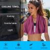 [4 Pack] Cooling Ice Towel,Soft Breathable Chilly Towel,Microfiber Towel for Yoga,Sport,Running,Gym,Workout,Camping,Fitness,Workout view 3