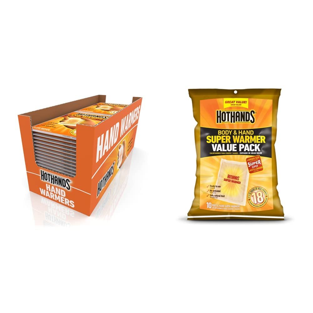 HotHands Hand and Body Warmers Bundle - Long Lasting Natural Odorless Air Activated Warmers