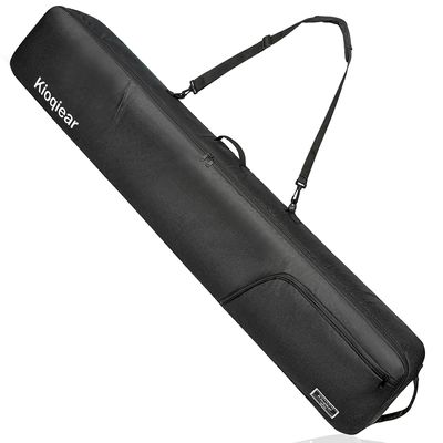 Kioqiear Snowboard Bag Reinforced Padded snowboard Bag,Perfect for Air Plane Travel for Snowboard, Goggles, Gloves,Ski boots,Available Length in 155cm 165cm.(165.blk)