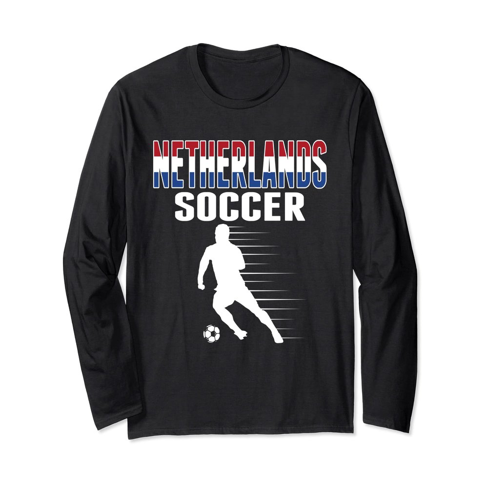 Netherlands Soccer Fans Jersey - Dutch Football Supporters Long Sleeve T-Shirt
