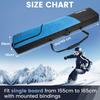 Kioqiear Snowboard Bag Reinforced Padded snowboard Bag,Perfect for Air Plane Travel for Snowboard, Goggles, Gloves,Ski boots,Available Length in 155cm 165cm.(165.blue) view 2