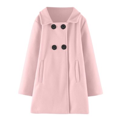 Girls' Dress Coats, Toddler Girls Winter Windproof Coat Jacket Kids Warm Fleece Outerwear Jacket Girls (Pink, 4-5 Years)