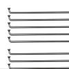QIYUANMENGYI Bicycle Spokes 40 Pieces Diameter 3.5mm 9 Gauge J-Bend Round Body Motorcycle Spokes Material 304 Stainless Steel Sliver (Color : Length 121mm) view 1