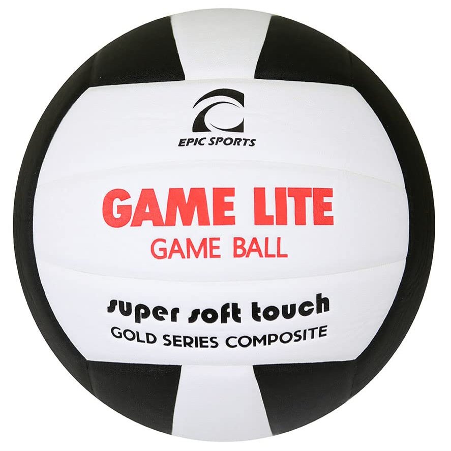 Epic Official Sizelite-Weight Training Black/White Volleyball