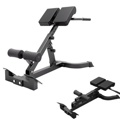 ComMax Hyperextension Roman Chair Back Extension Bench Foldable Workout Bench Machine for Home GYM Adjustable Waist Abdominal Back Trainer