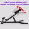 ComMax Hyperextension Roman Chair Back Extension Bench Foldable Workout Bench Machine for Home GYM Adjustable Waist Abdominal Back Trainer view 2