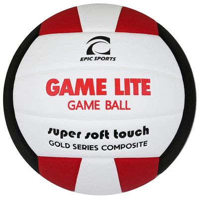 Epic Official Sizelite-Weight Training Red/White/Black Volleyball