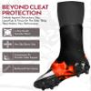 Exxact Sports Spats Football Cleat Covers - Keep Your Laces Tied and Cleats Clean, Football Spats for Cleats, Perfect for Baseball, Soccer, Lacrosse, Hockey (Flam, Large) view 2