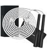 ATHVERV Pvc Freestyle Long Handle Beaded Jump Rope 10 Ft, 1 Inch Beaded Skipping Rope For Tricks (White) view 1