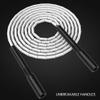 ATHVERV Pvc Freestyle Long Handle Beaded Jump Rope 10 Ft, 1 Inch Beaded Skipping Rope For Tricks (White) view 3