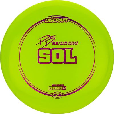 Discraft Paige Pierce Signature Z SOL Mid-Range 175-176 Gram Golf Disc