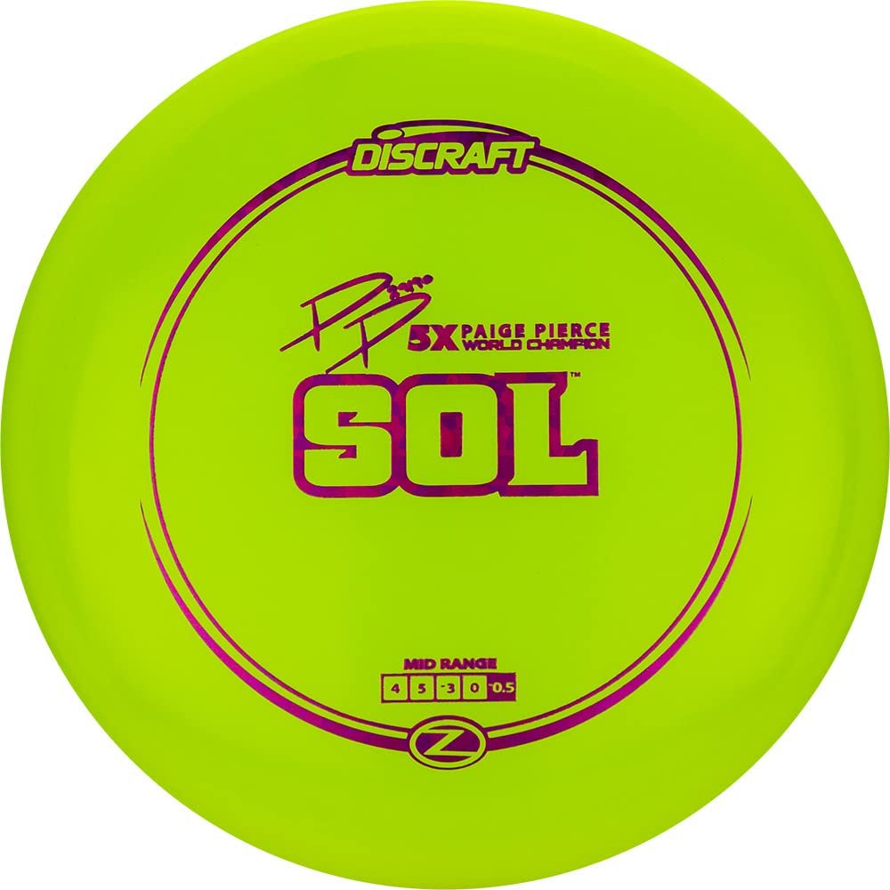 Discraft Paige Pierce Signature Z SOL Mid-Range 175-176 Gram Golf Disc