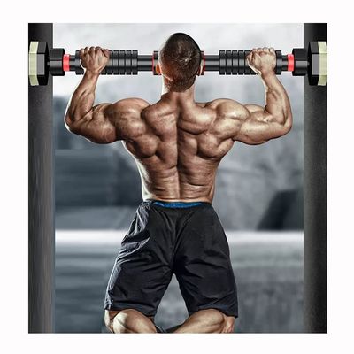 BCPPO Chin Up Bar Adjustable Pull Up Bar, No Screw Steel Horizontal Bar in Door Frame Corridor, Adult Kids Tee Sports Fitness Equipment, Load 551 Lbs (Size : 64-93CM/25.2-36.6in)