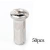 NineFit Basics Lightweight Bicycle Spoke Caps Bike Spoke Nipples for Cycling Equipment 50 Pieces (Silver 13mm) view 3