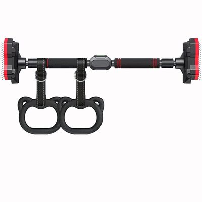 BCPPO Chin Up Bar Wall Mounted Pull Up Bar with Lifting Ring, Adult Kids Exercise Fitness Horizontal Bar, Safe Stable, 67-160CM Adjustable, Load 250KG (Size : 67-96CM)