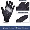 Gloves,Winter Gloves, Winter Warm Cycling GlovesFishing Gloves Full Finger Winter Warm Touch Screen Fishing Man Gloves Cycling Windproof Non-SlipGloves (Size : Medium) (Size : M) view 3