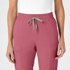 WonderWink Renew Women's High Waist Slim Cargo Scrub Pant, Rosebud, 1X view 3