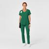 WonderWink Renew Women's High Waist Slim Cargo Scrub Pant, Hunter, XL Tall view 3