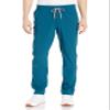 WonderWink Renew Men's Straight Slim Scrub Pant, Caribbean, 2XL Short view 1