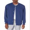 Wonderwink WonderWink PRO Men's Snap Front Warm-up Jacket, Navy, XL view 1