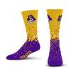 For Bare Feet NCAA EAST CAROLINA PIRATES Spray Zone Crew Sock Team Color Large view 1