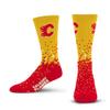 For Bare Feet NHL CALGARY FLAMES Spray Zone Crew Sock Team Color Large view 1