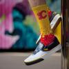 For Bare Feet NHL CALGARY FLAMES Spray Zone Crew Sock Team Color Large view 2